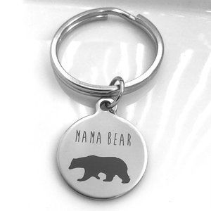 Miniature Mama Bear New Mom Mothers Day Gift Mommy Momma Bear Keyring Keychain